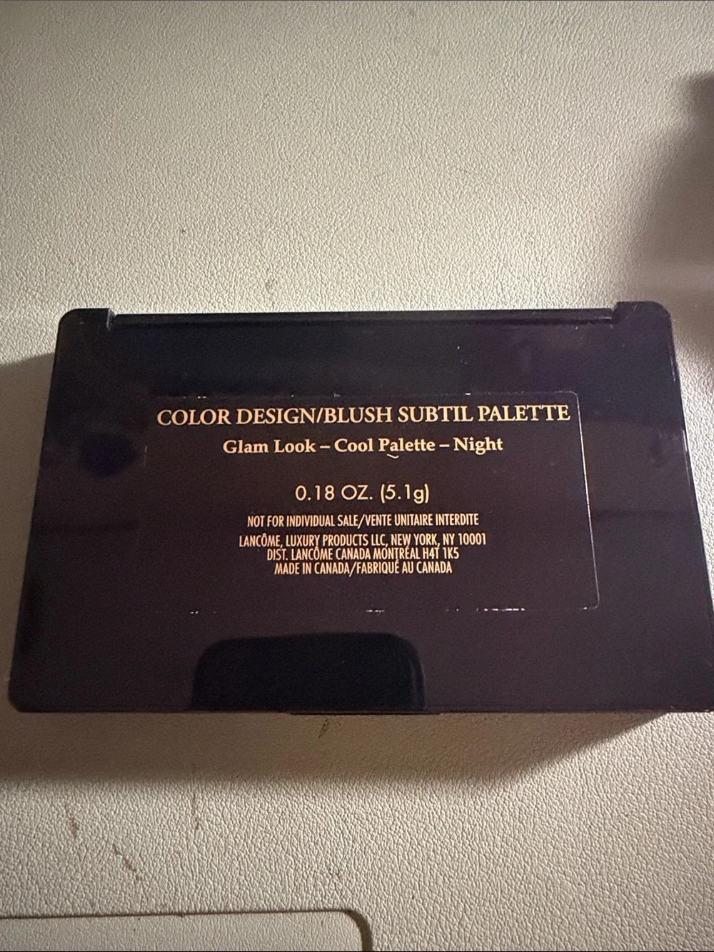 Lancome never used